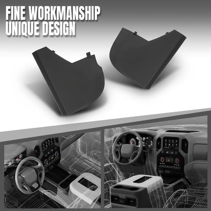 G-PLUS Center Console Extension Panel Left & Right Compatible with 2009-2012 DODGE RAM 1500/2010-2012 DODGE RAM 2500 3500