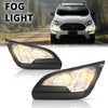 G-PLUS Front Fog Lights Pair Compatible with Ford EcoSport 2018 2019 2020 2021 2022 GN1Z15266AA, GN1Z15266AB, GN1Z15266BC, GN1Z15266BD, N1Z15266AA, GN1Z15266AB 2PCS White