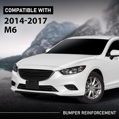 G-PLUS Front Bumper Reinforcement Steel Compatible with Mazda 6 (submodel: Grand Touring, GS, GT, GX, Sport, Touring) 2014-2017 GHP950070A, MA1006151