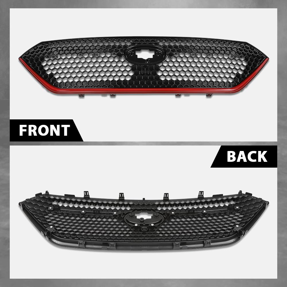 G-PLUS Front Bumper Grill Replacement Grille Compatible with Subaru WRX 2022-2024 91121VC200, SU1200198