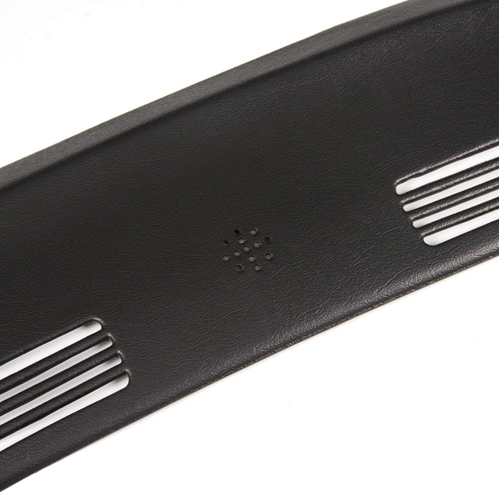 G-PLUS Molded Dashboard Dash Cover Cap Overlay Compatible with Dodge Ram 1500 2002-2005/Ram 2500 3500 2003-2005 Front Section ABS 2 Pieces Kit Black