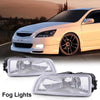 G-PLUS Front Bumper Driving Fog Lights W/Wiring Kit Compatible with 2003-2007 Honda Accord 4DR Sedan/Compatible with 2004-2008 Acura TL All Models luces de neblina
