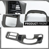 G-PLUS Dash Radio Cluster Trim Bezel Panel Compatible with Chevy Astro GMC Safari 1995-2005 15718197 Gray