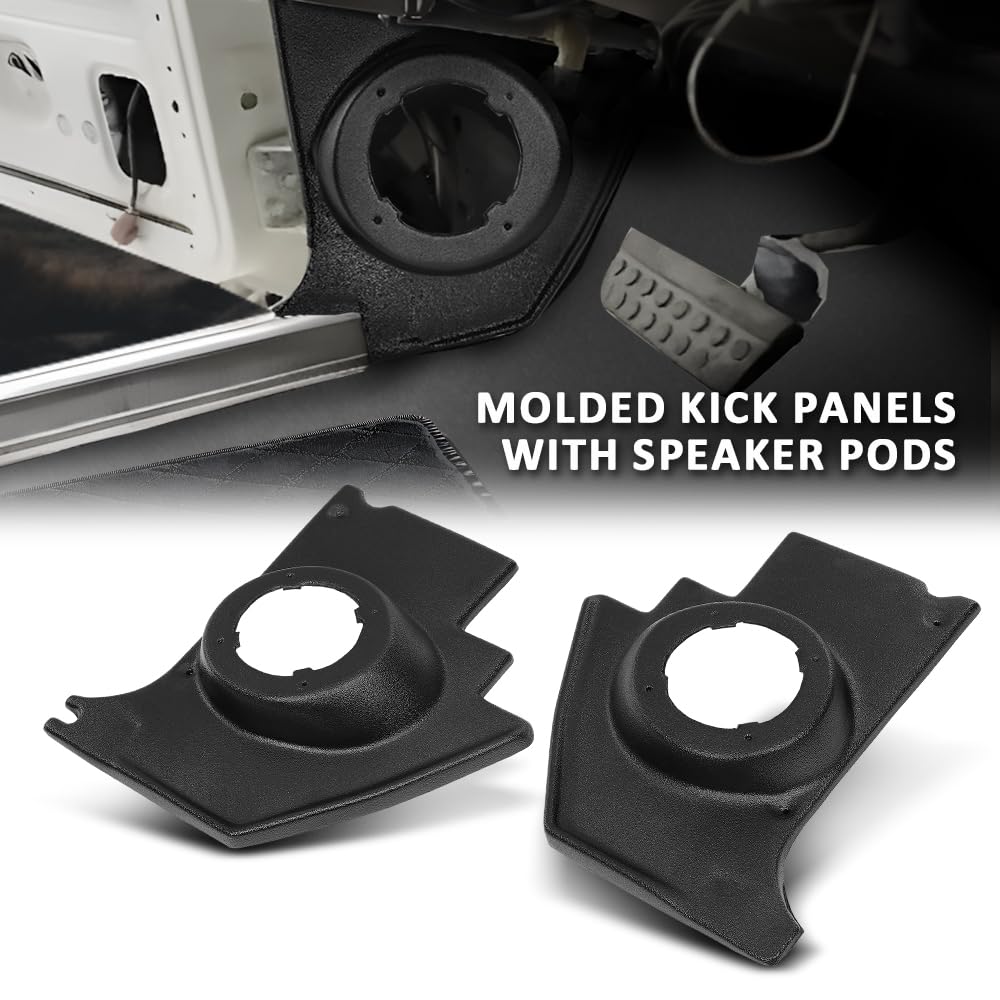 G-PLUS Kick Panels with Speaker Pods Compatible with Dart Valiant 1963-1966 and Barracuda Models 1964-1966