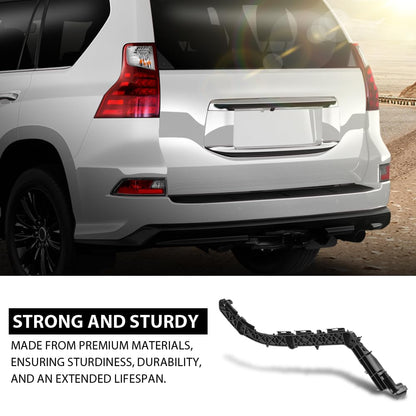G-PLUS Bumper Support Driver Rear Compatible with LX GX460 2010-2021 5215660100, LX1142120, 52156 60100, 52156-60100 Black