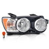 G-PLUS Headlight Assembly Compatible with Chevy Sonic 2012 2013 2014 2015 2016 Front Halogen Headlamp Passenger Right Side Clear Lens Black Housing Amber Reflector Bumper Headlamps,faros delanteros