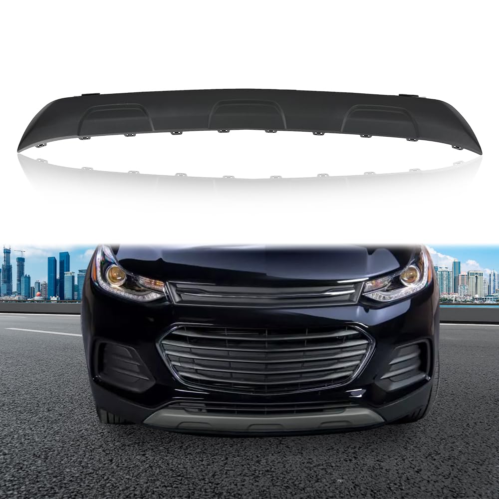 G-PLUS Black Front Lower Valance Skid Plate Compatible with Chevy Trax 2017-2021 42392740 GM1095210