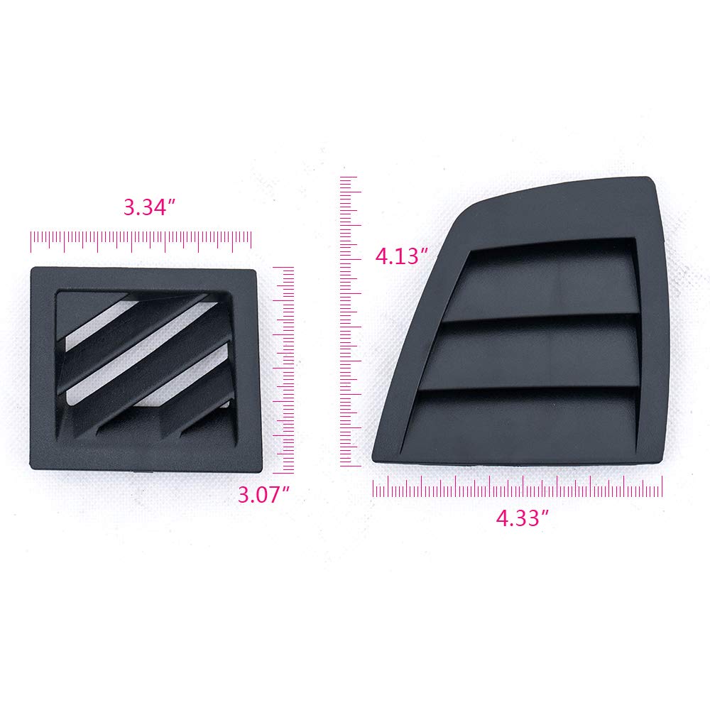 G-PLUS Dash Air Vent Dashboard,Compatible with 2005 2006 Chrysler 300/2006 2007 Dodge Charger/2005-2007 Dodge Magnum,Driver and Passenger Side,Black