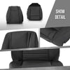 G-PLUS Driver Bottom and Top Seat Cover Compatible with Ford Mustang 2005-2009 Black Car Seat Cover Replacement