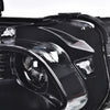G-PLUS One Left Driver Side Headlight Compatible with Jeep Cherokee Trailhawk 2014-2016 Headlamp w/Bulbs Halogen Clear Lens Black Housing Amber Reflector Bumper Headlamps,faros delanteros