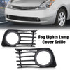 G-PLUS Fog Light Cover Front Bumper Fog Lamp Cover Grille Grill Compatible with Toyota Prius 2004-2009 with Hole 53112-47030 53113-47030