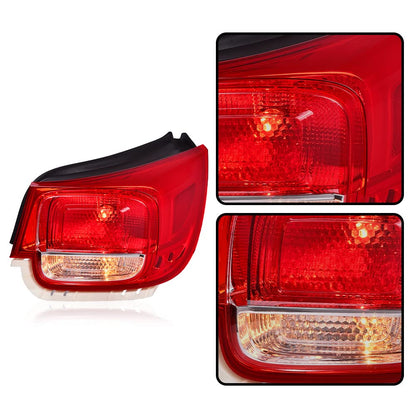 G-PLUS Rear Right Tail Light Assembly Compatible with Chevy Malibu LT/LS/Eco 2013 2014 2015, Fit 2016 Malibu Limited Rear Brake Lamp Luces Traseras, 23294319, Red Lens