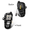 G-PLUS LED DRL Daytime Running Light Front Fog Lights Lamps with Wire Harness & Switch Compatible with Kia Rio EX/LX/S 2018-2020 922011W710, 922021W710