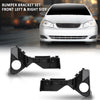 G-PLUS Front Left & Right Side Bumper Bracket Set Compatible with Toyota Corolla CE/LE/S 2003-2008 5211502061 Black