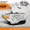 G-PLUS Headlight Assembly Left and Right Side w/o LED Daytime Running Light Compatible with Toyota Tacoma SR Crew Cab/Extend Cab Pickup 2019-2023 2PCS White