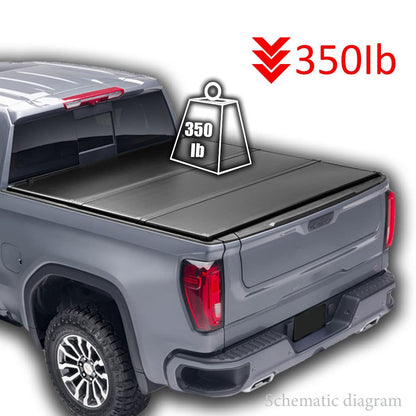 G-PLUS T3 Tri-Fold Hard Lock 6.5Ft Truck Tonneau Cover Replacement for Toyota Tundra 2007-2013 | 6'5" Standard Short Bed