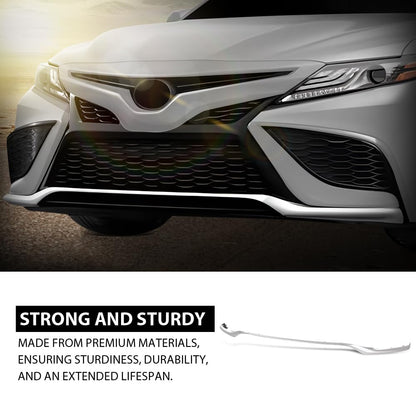 G-PLUS Front Bumper Lower Trim Molding Chrome, Compatible with Toyota Camry SE XSE 2021-2024 Only 5312206130, 5312406260, 5312306190, TO1046115, TO1047115