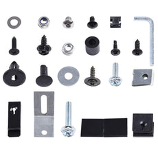 G-PLUS Fender Hardware Kit for Ford Universal Stainless Steel Black Front View