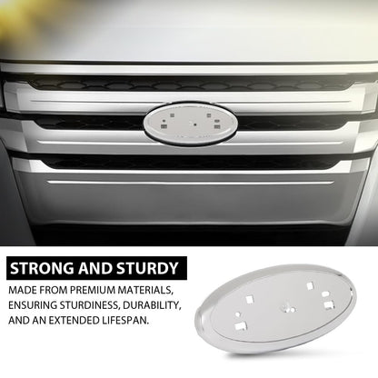 G-PLUS Front Grille Emblem Holder Mount, Compatible with Ford Edge 2011-2014, BT4Z-8200-B, BT4Z8200B