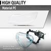 G-PLUS Headlight Lens Cover Compatible with BMW F34 GT 330i 340i 2017-2019 Left & Right Pair Front Headlamp Lens Cover Clear