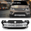 G-PLUS Front Hood Center Grille Grill Compatible with Range Rover Sport 2014-2017 LR054766, LR044120