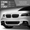 G-PLUS Front Bumper Lip Splitter Spoiler Compatible with BMW F10 5 Series M Sport 2011 2012 2013 2014 2015 2016, Only Fit Model with M Sport Bumper Front Lip Spoiler Splitter Black