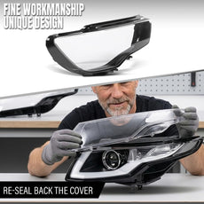G-PLUS Headlight Lens Cover for Audi A3 2013-2016 Right Clear Product Details