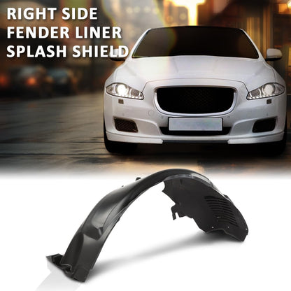 G-PLUS Front Right Side Fender Liner Splash Shield Compatible with Jaguar XJ XJR X351 2010-2019 Black