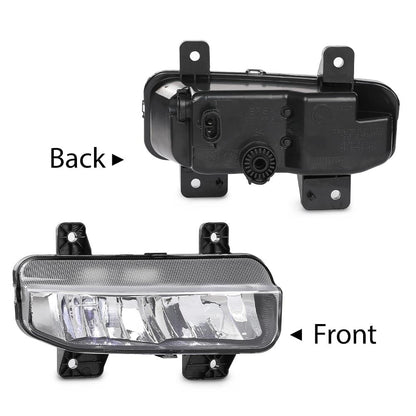 G-PLUS Front Bumper LED Fog Lights Lamps+Bracket Kit Compatible with Dodge Ram 1500 2019-2021 68273291AB