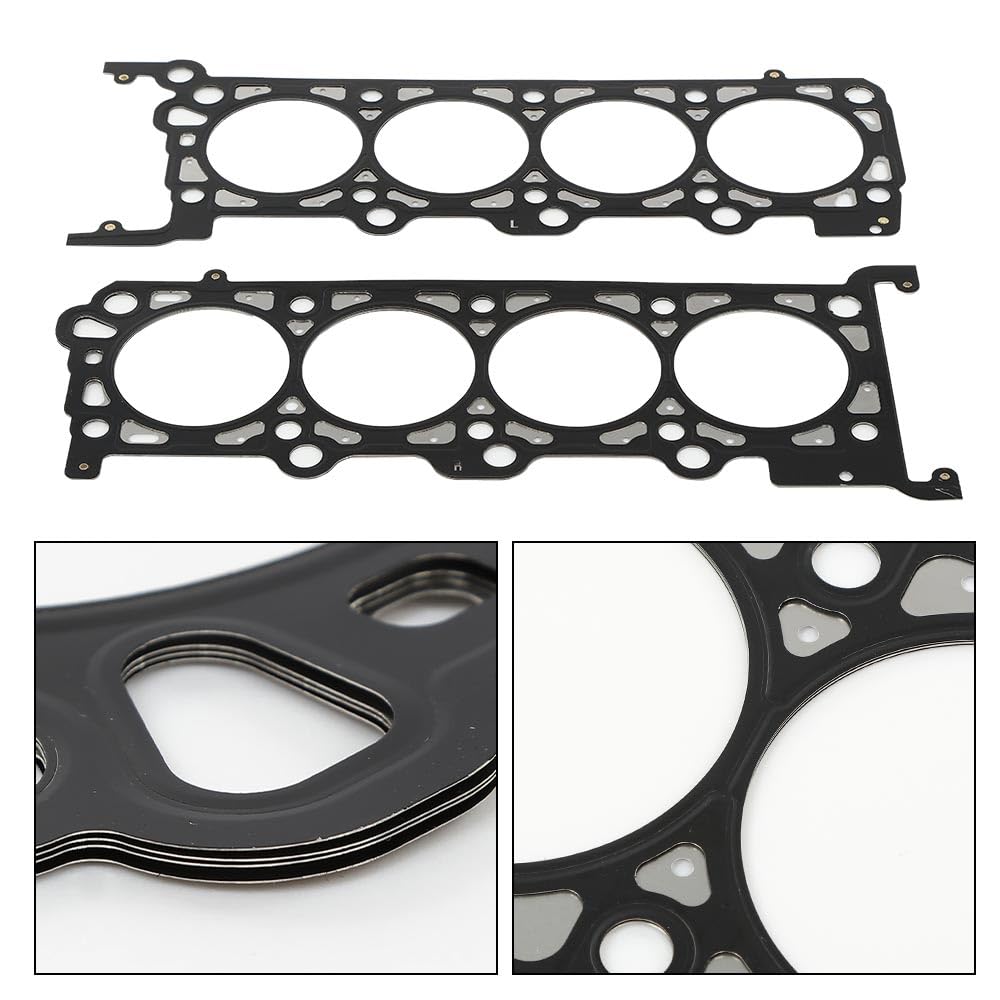 G-PLUS Head Gasket Set Bolts Compatible with Ford E150 Econoline Club Wagon/E150 Econoline 1999,Fit Ford Expedition 1997-1998/Fit Ford F150 F250 1997-1999 4.6L 281CID V8 HS9790PT-8 ES72798