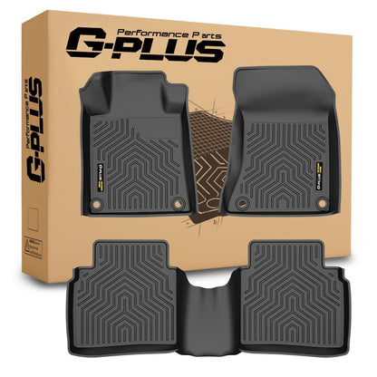 G-PLUS Floor Mats Compatible with Nissan Altima 2019-2025, 1st & 2nd Row Full Set, All Weather Protection TPE Floor Liners Black
