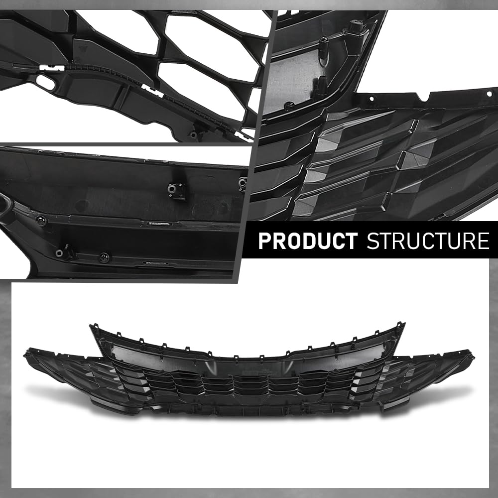 G-PLUS Front Bumper Grille Grlll, Compatible with Kia Sportage EX LX SX Prestige 2023-2024, 86350-DW020, 86350DW020