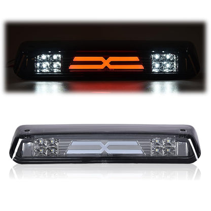 G-PLUS LED 3rd Brake Light Compatible with Ford F150 Lobo 2004-2008, Fit Ford Explorer Sport Trac 2007-2010 3rd High Mount Cargo Lamps, Smoky Lens Chrome Housing, 7L3Z13A613B