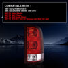 G-PLUS Tail Lights Lamps w/Bulbs & Wiring Harness Compatible with GMC Sierra 1500 2500 3500HD 2007-2013 Passenger Side Red Lens Taillights Taillamps Brakelights 25958485 GM2801208Assembly