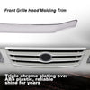 G-PLUS Hood Molding, Compatible with Toyota Avalon 2005-2010 Front Grille Chrome Trim Replace For #75770-AC010, TO1235100