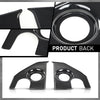 G-PLUS Speaker Kick Panels Pair Black Compatible with Chevy C30 C20 C10 Pickup Suburban Blazer 1967-1972