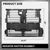 G-PLUS Radiator Shutter Assembly, Compatible with Ford Edge SE SEL Sport Titanium 2.0L 3.5L 2015-2018, FT4Z8475A，FT4Z-8475-A