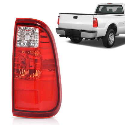 G-PLUS Tail Light Lamp w/o Bulbs Right Passenger Compatible with Ford F250 F350 F450 F550 Super Duty 2008-2016, FO2801208 Red Lens RH Luces Traseras Faros Traseros Rear Brake Lamps Assembly