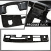 G-PLUS Dash Bezel Radio Cluster Trim Panel 4x4 Black Compatible with Ford F250 F350 Super Duty 1999-2004 with Hole
