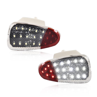 G-PLUS one Pair LED Interior Door Panel Courtesy Lamp Compatible with 1997-2003 Ford F150/1997-1999 Ford F250 F65Z13B724AA F65Z13B725AA