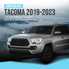 G-PLUS Headlight Assembly for Toyota Tacoma 2019-2023 White Left Side Front View