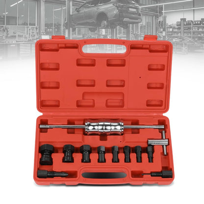 G-PLUS Blind Hole Collet Bearing Puller Set with 8-32mm Inner Bearing Extractor Compatible with Most Vehicles– Works on Motorcycles, ATVs, Scooters, Compact Cars and Medium-Sized Cars 12 PCS Black