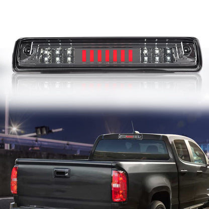 G-PLUS Rear High Mount 3RD Third I Brake Light Stop Tail light Lamp Compatible with Colorado 2015 2016 2017 2018/Canyon GM25971002 52019397 Rear Cab Roof Tail Center Lamp
