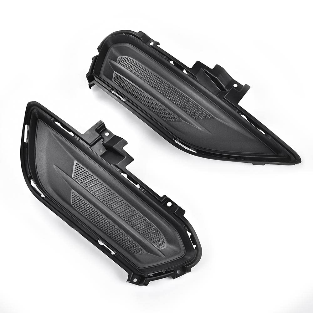 G-PLUS Fog Lamp Cover Front Left Driver Right Passenger Side Compatible with 2013-2016 Fusion Auto Fog Light Lamp Cover Trim Bezel DS7Z17B814AA DS7Z17B814AB FO1039133 FO1038133