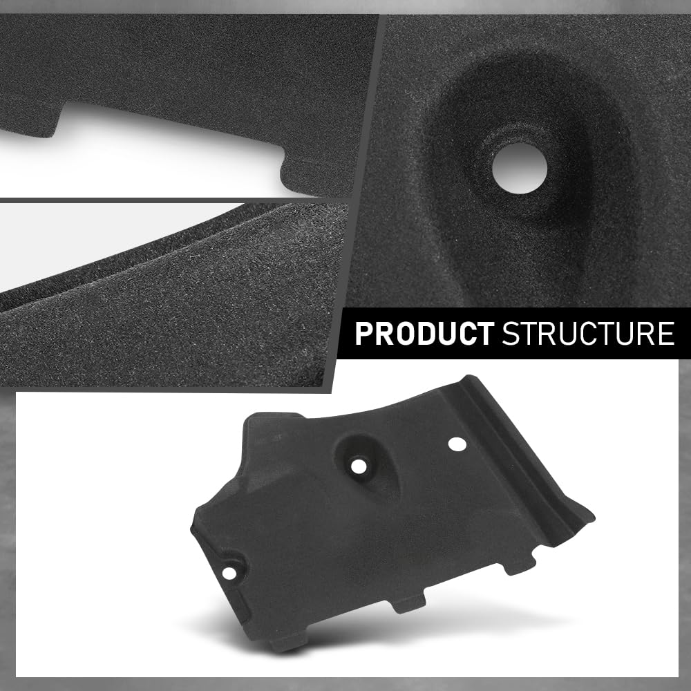 G-PLUS Front Left Underbody Splash Shield Guard Cover, Compatible with Audi A6 S6 A7 2011-2017/ A6 Allroad 2013-2017, 4G0825201, 4G0825201B