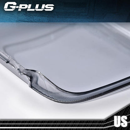 G-PLUS Front Headlight Lens Cover Compatible with 05-07 Ford F250 F350 F450 F550, Left & Right Side (Smoky Lens)