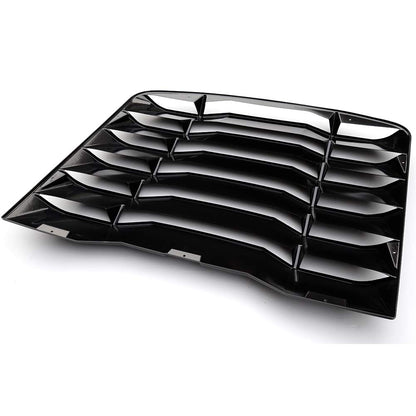 G-PLUS ABS Matte Black Rear Window Windshield Slotted Louvers Sun Shade Cover Replacement for Nissan 350Z 3.5L 2003 2004 2005 2006 2007 2008