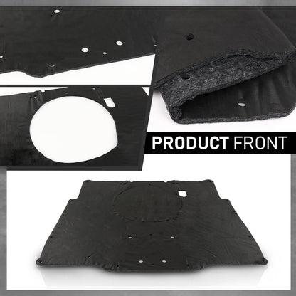 G-PLUS Hood Insulation Pad Heat Shield Compatible with Chevy Camaro 1980-1981 Black 1pc