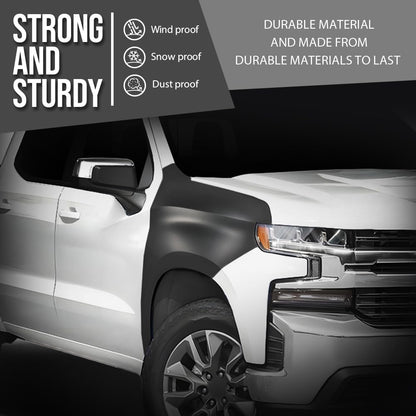 G-PLUS Front Right Fender Compatible with Chevy Silverado 1500 2019 2020 2021 2022 2023, 84502611, GM1241411, Primed Black