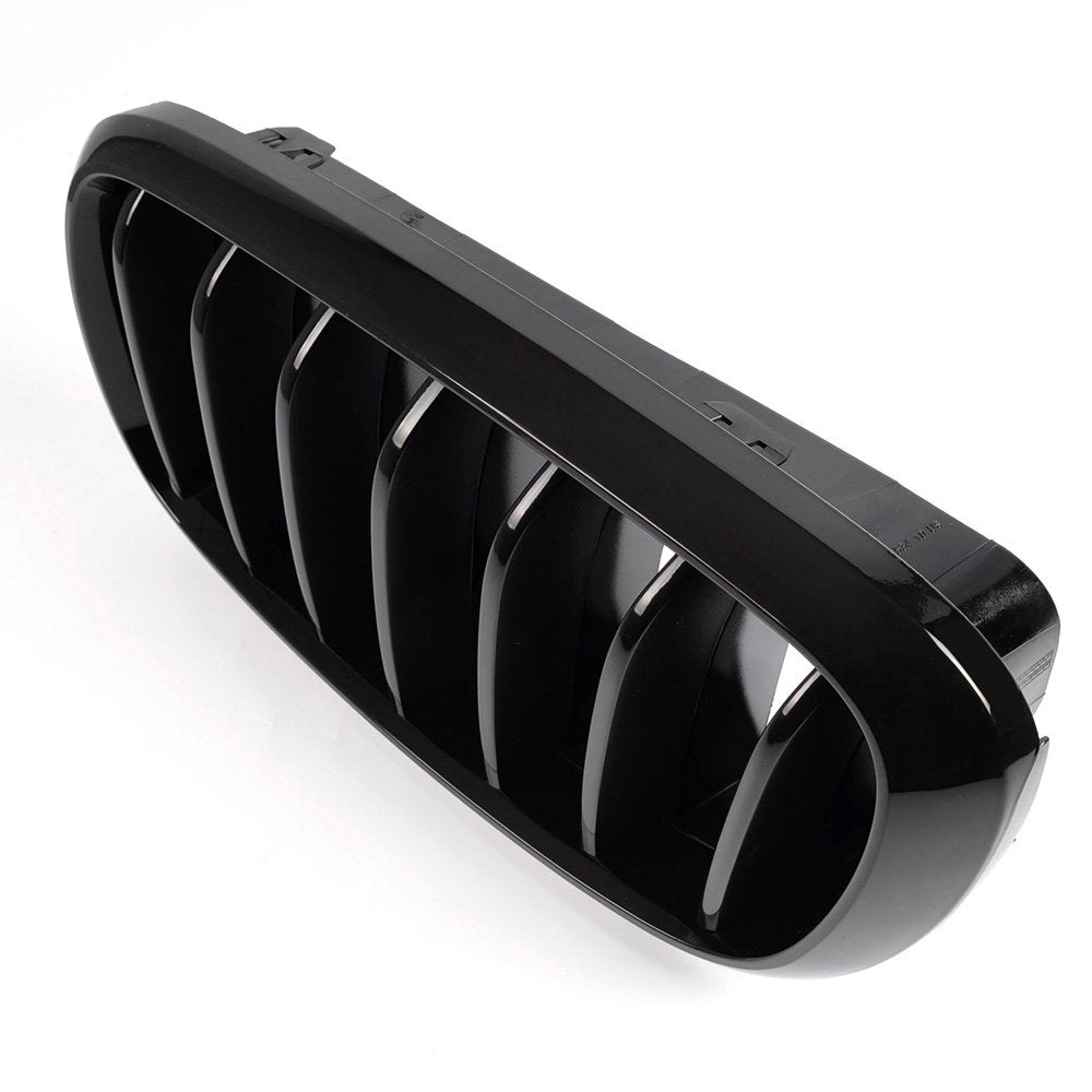 Gloss Black Front Bumper Hood Kidney Grille Grill Replacement For BMW F15 X5 F16 X6 X Series 2014 2015 2016